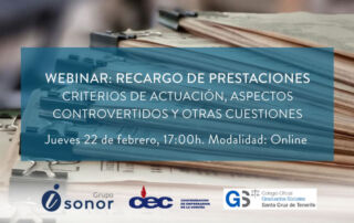 Webinar: Recargo de prestaciones. Criterios de actuación, aspectos controvertidos y otras cuestiones