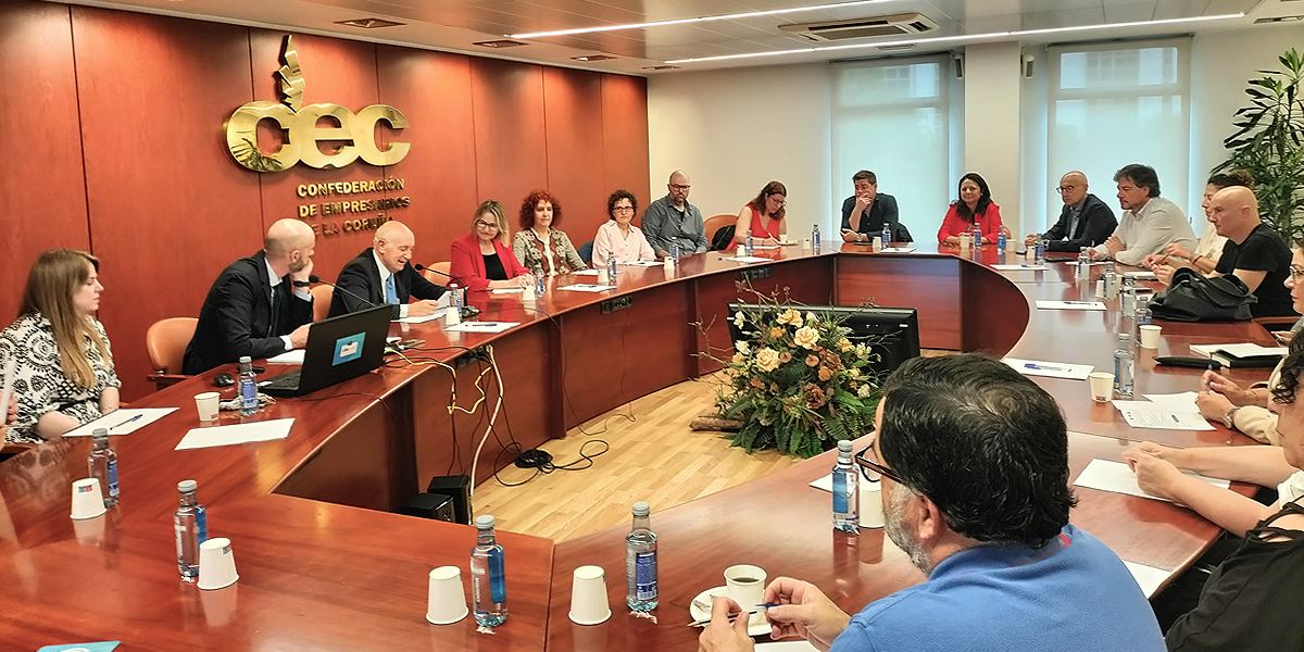 La CEC analiza con las empresas coruñesas los principales retos y novedades en el escenario laboral