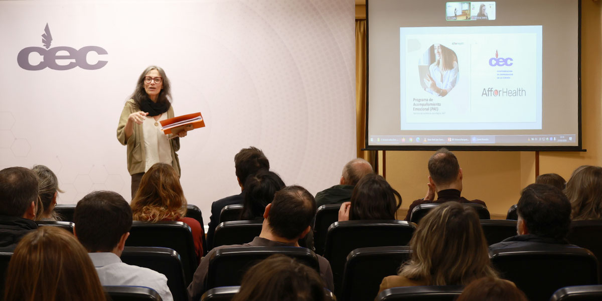 María Botana presenta a Mónica Seara. Regional Manager Zona Norte de Affor Health