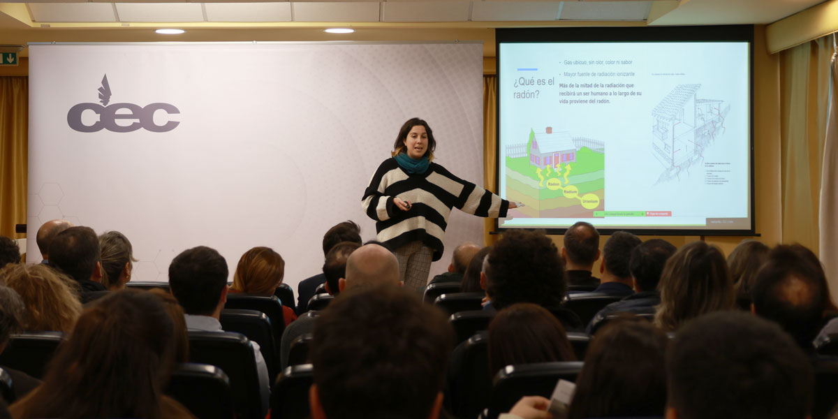 Lucía Martín. Directora de Calidad del Laboratorio de Radón de Galicia (USC)