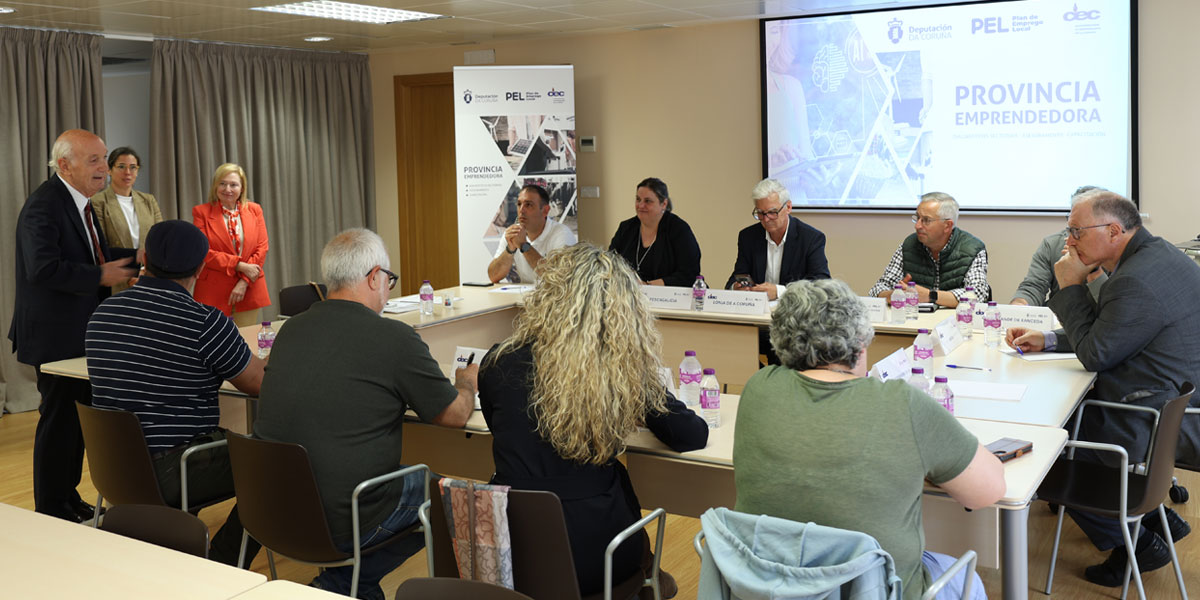 La CEC reúne nuevas mesas de diagnóstico sectorial sobre Turismo y Sector Primario en el marco del programa Provincia Emprendedora, impulsado por la Deputación da Coruña
