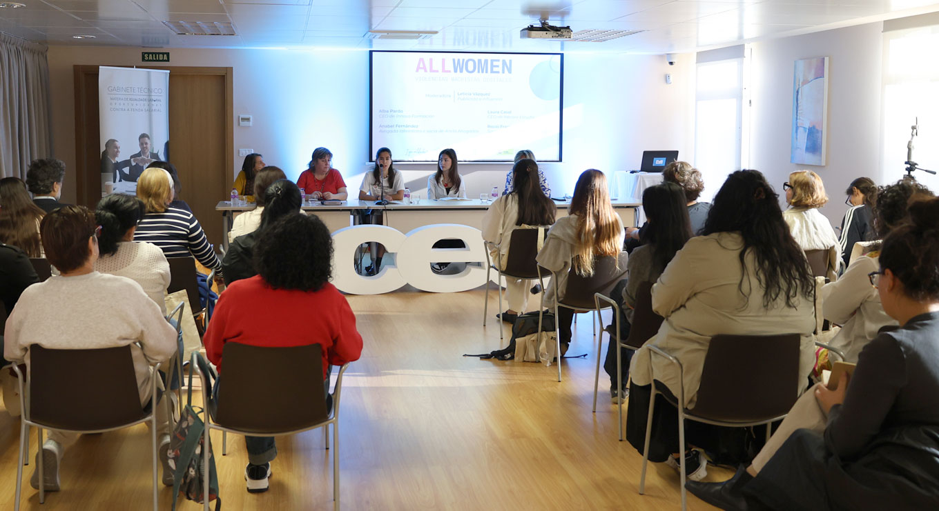 AllWomen “Violencias dixitais e impacto profesional: emprego, saúde e liderado”