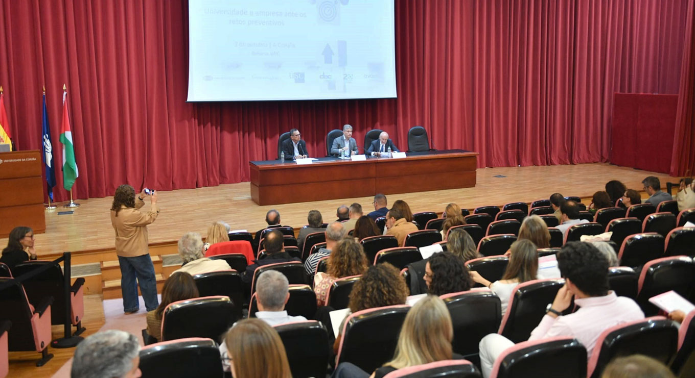 Empresa e Universidades afondan nos novos retos da prevención